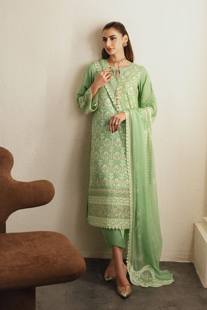 DA-19 Embroidered Lawn Suit