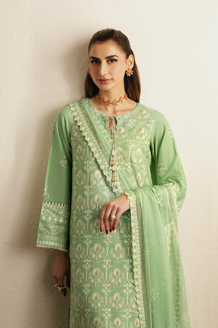 DA-19 Embroidered Lawn Suit