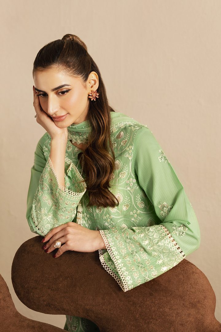 DA-19 Embroidered Lawn Suit