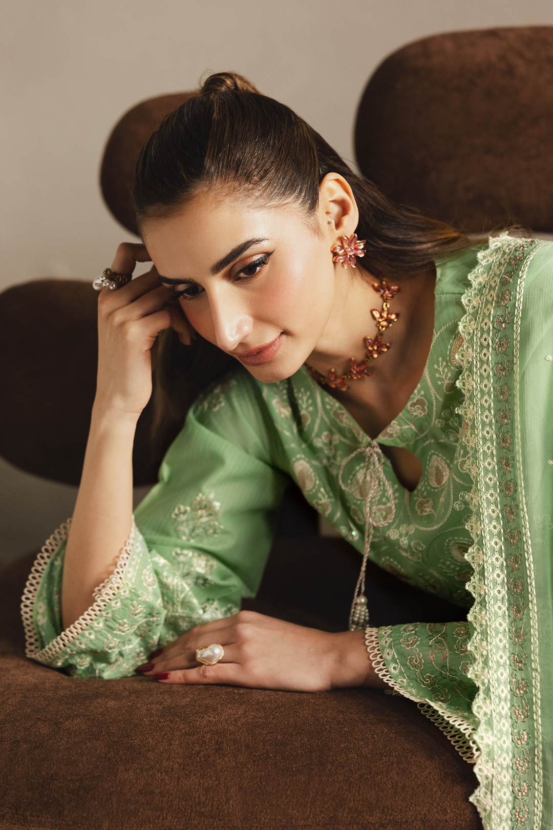 DA-19 Embroidered Lawn Suit