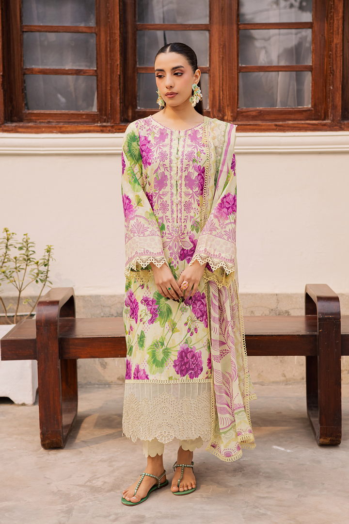 DA-21 Embroidered Lawn Suit