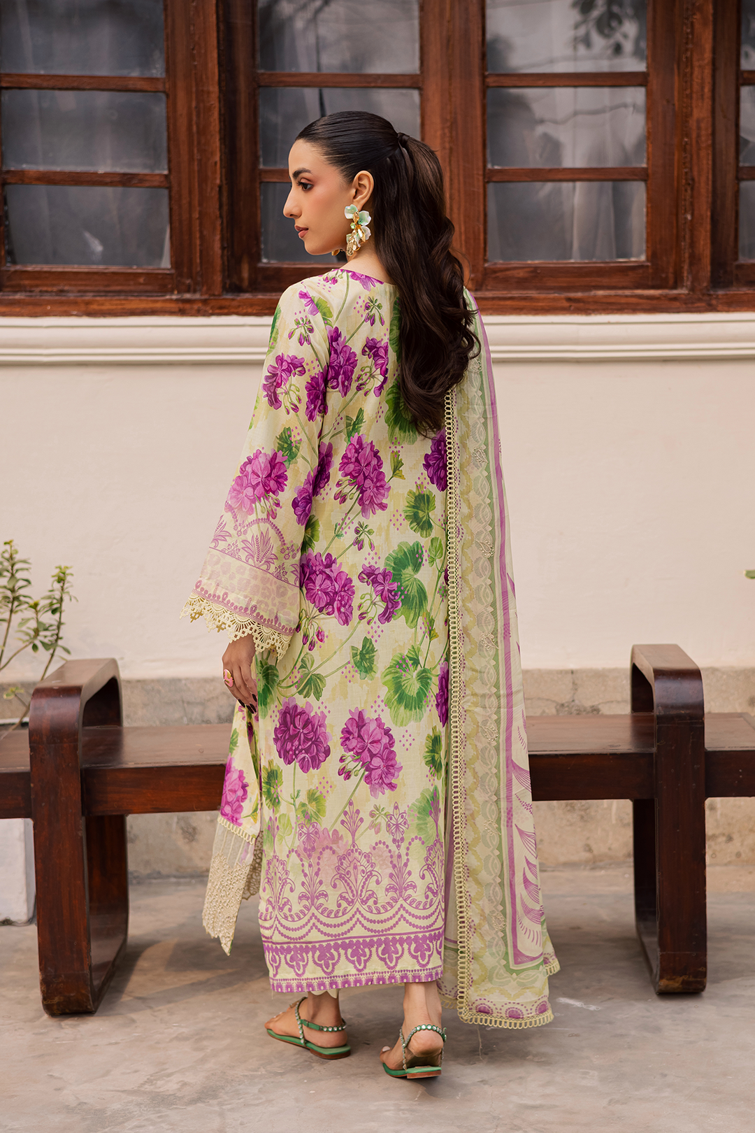 DA-21 Embroidered Lawn Suit