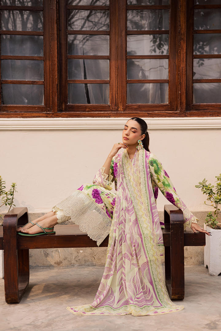 DA-21 Embroidered Lawn Suit