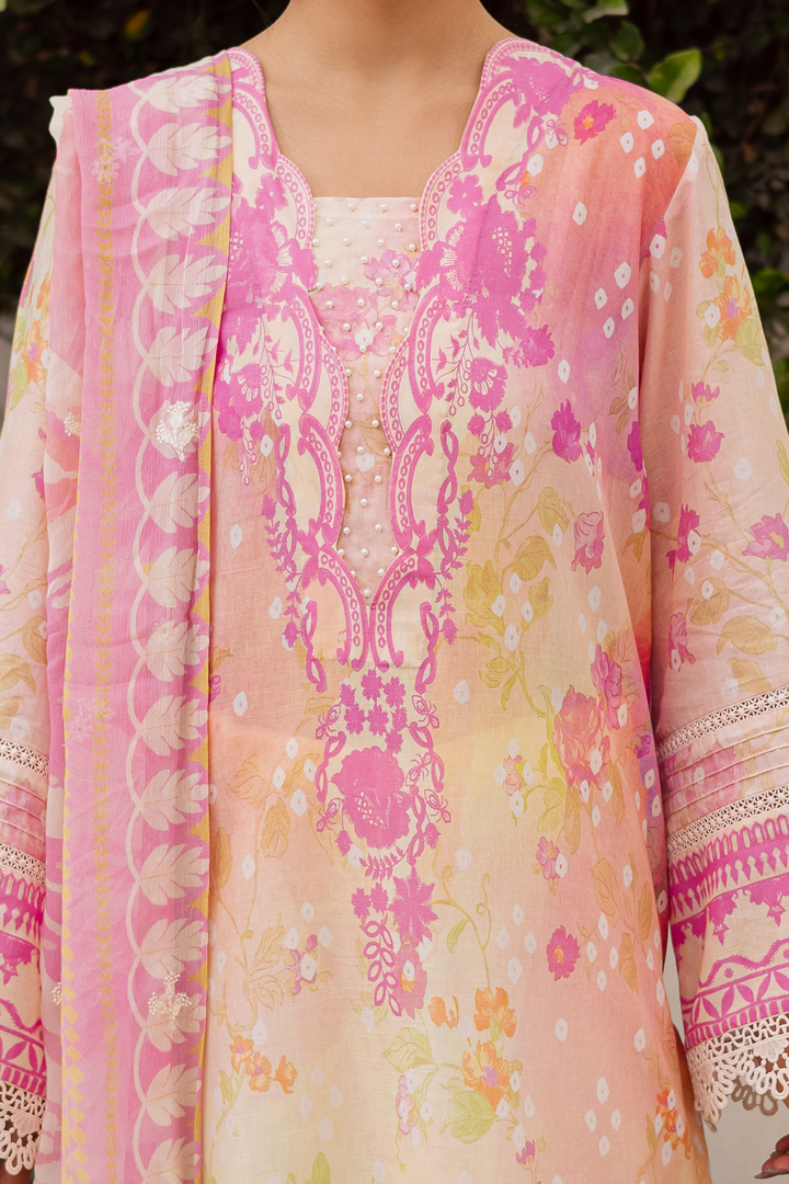 DA-23 Embroidered Lawn Suit