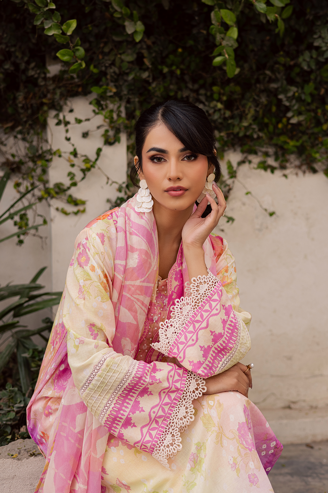 DA-23 Embroidered Lawn Suit