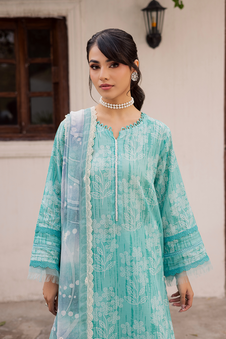DA-26 Embroidered Lawn Suit