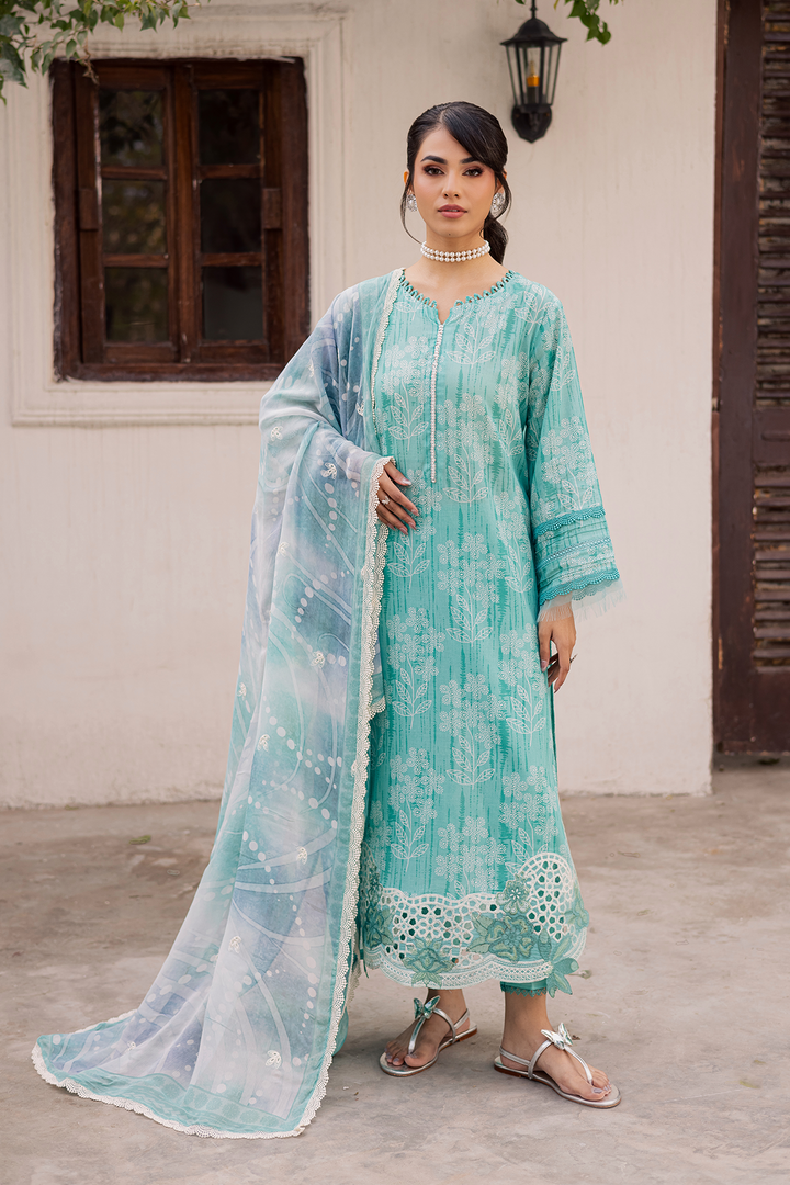 DA-26 Embroidered Lawn Suit