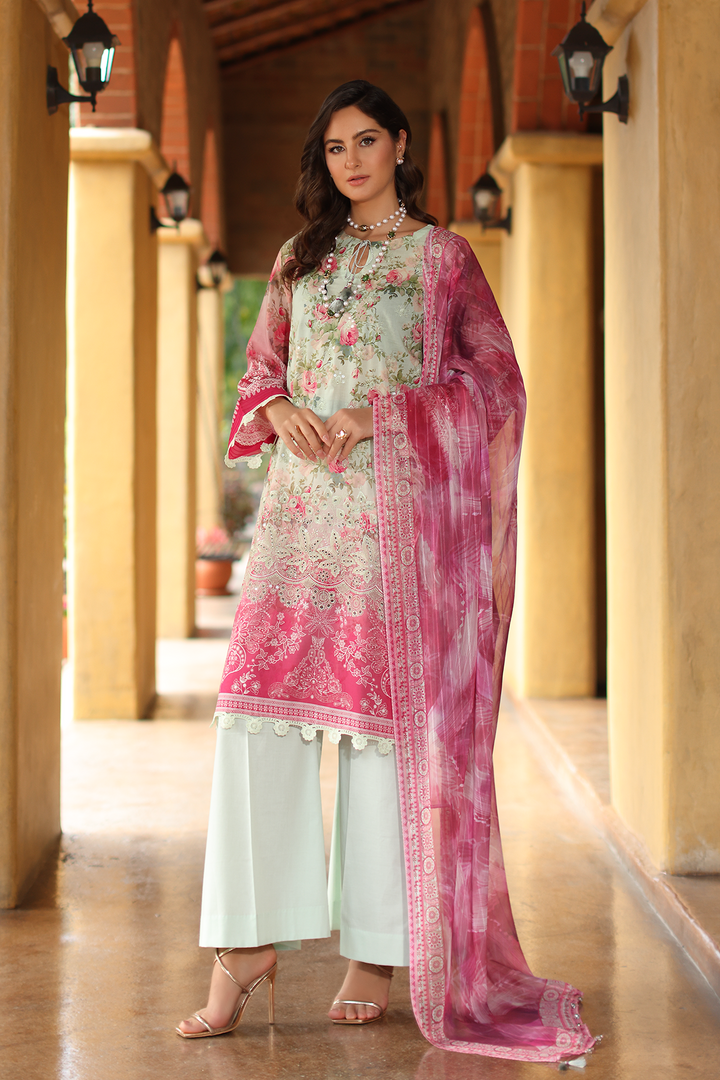 DA-08 Embroidered Lawn Suit