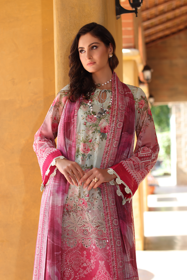 DA-08 Embroidered Lawn Suit