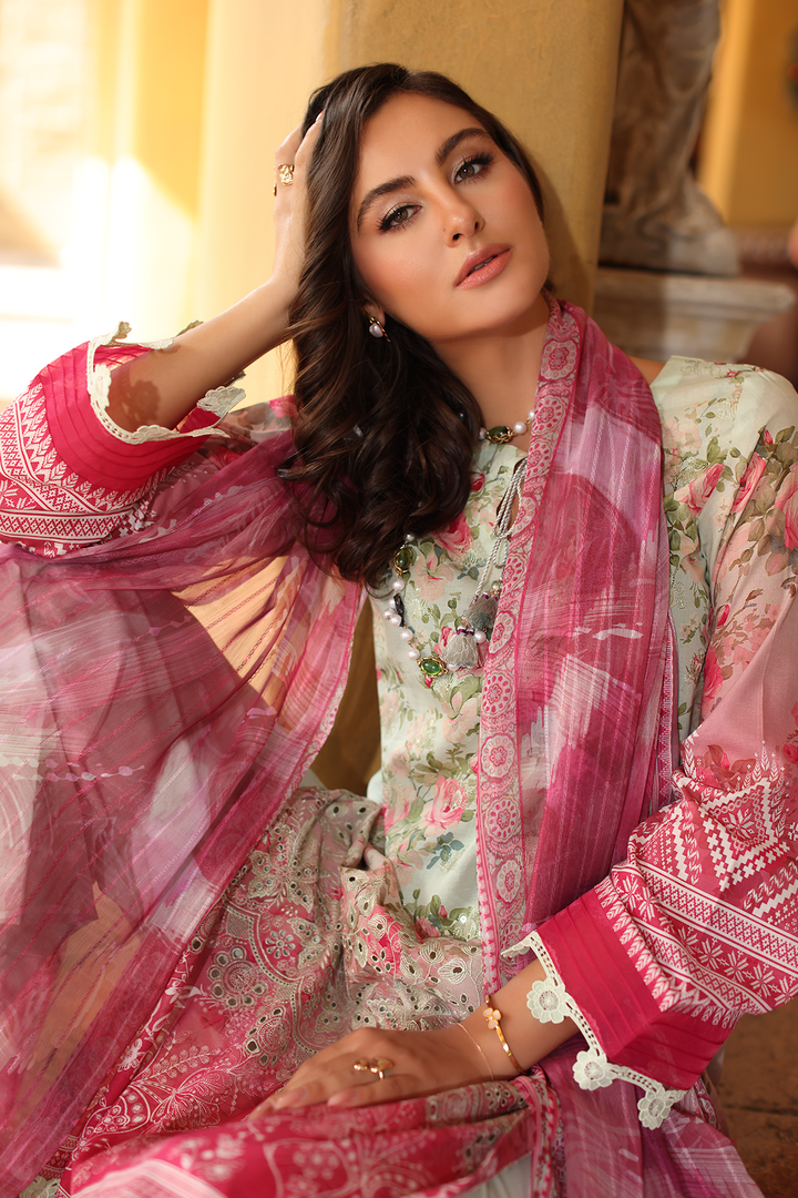 DA-08 Embroidered Lawn Suit