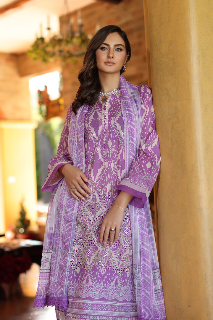 DA-10 Embroidered Lawn Suit