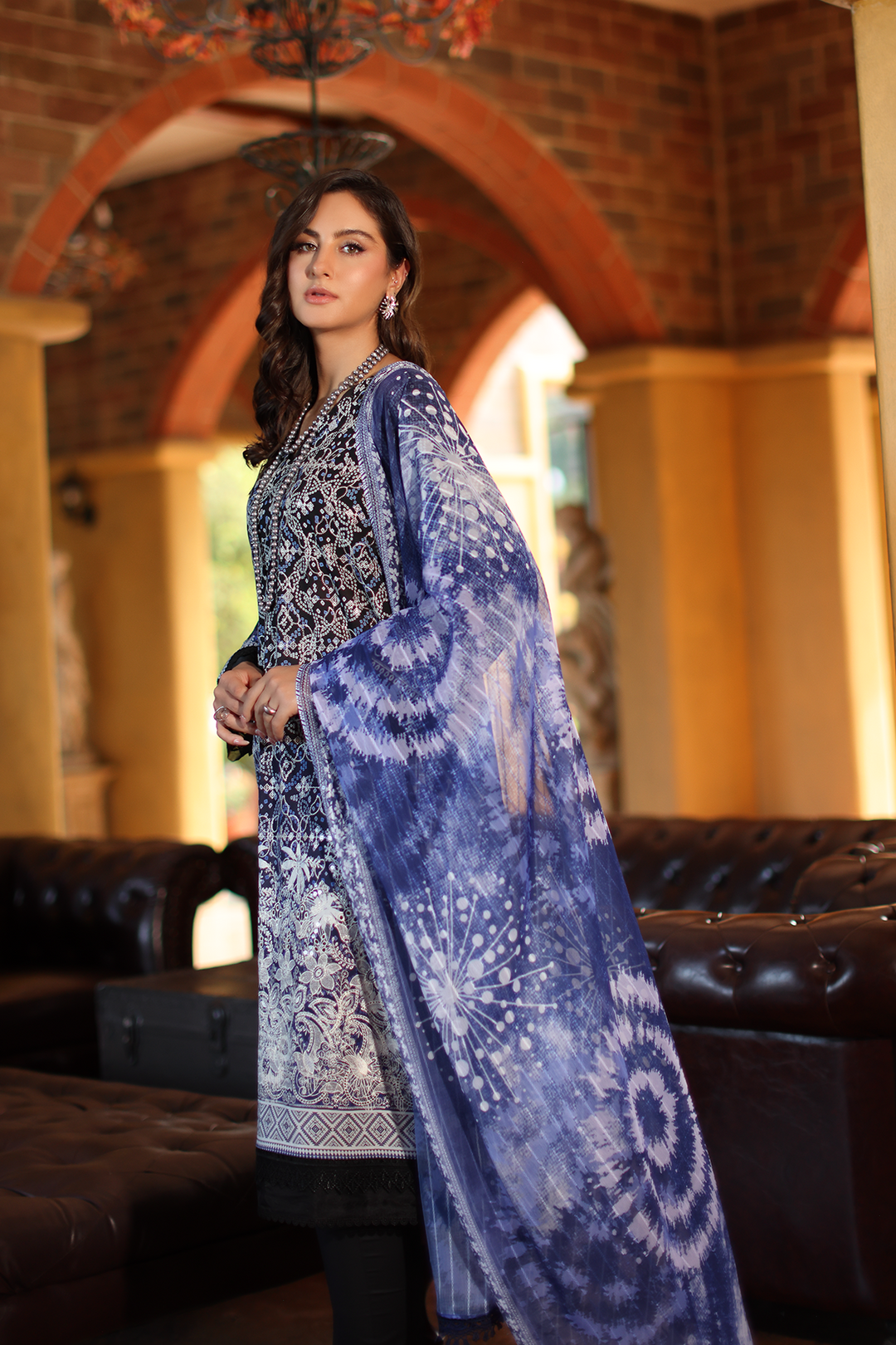 DA-14 Embroidered Lawn Suit