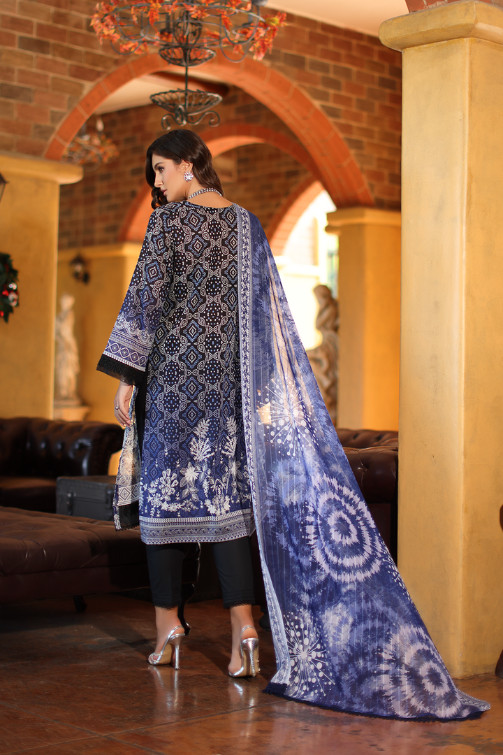 DA-14 Embroidered Lawn Suit