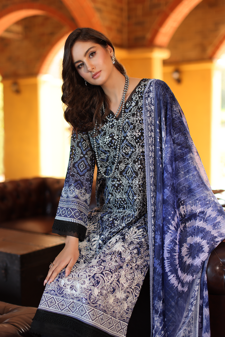 DA-14 Embroidered Lawn Suit