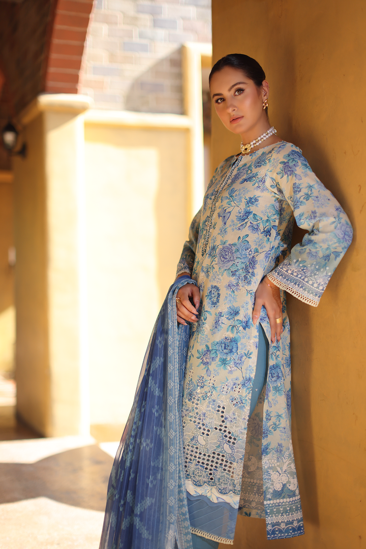 DA-12 Embroidered Lawn Suit