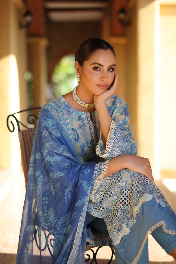 DA-12 Embroidered Lawn Suit
