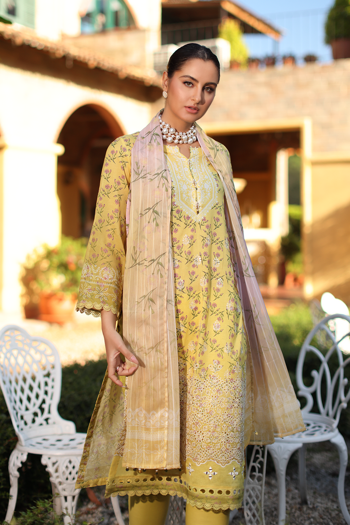 DA-07 Embroidered Lawn Suit