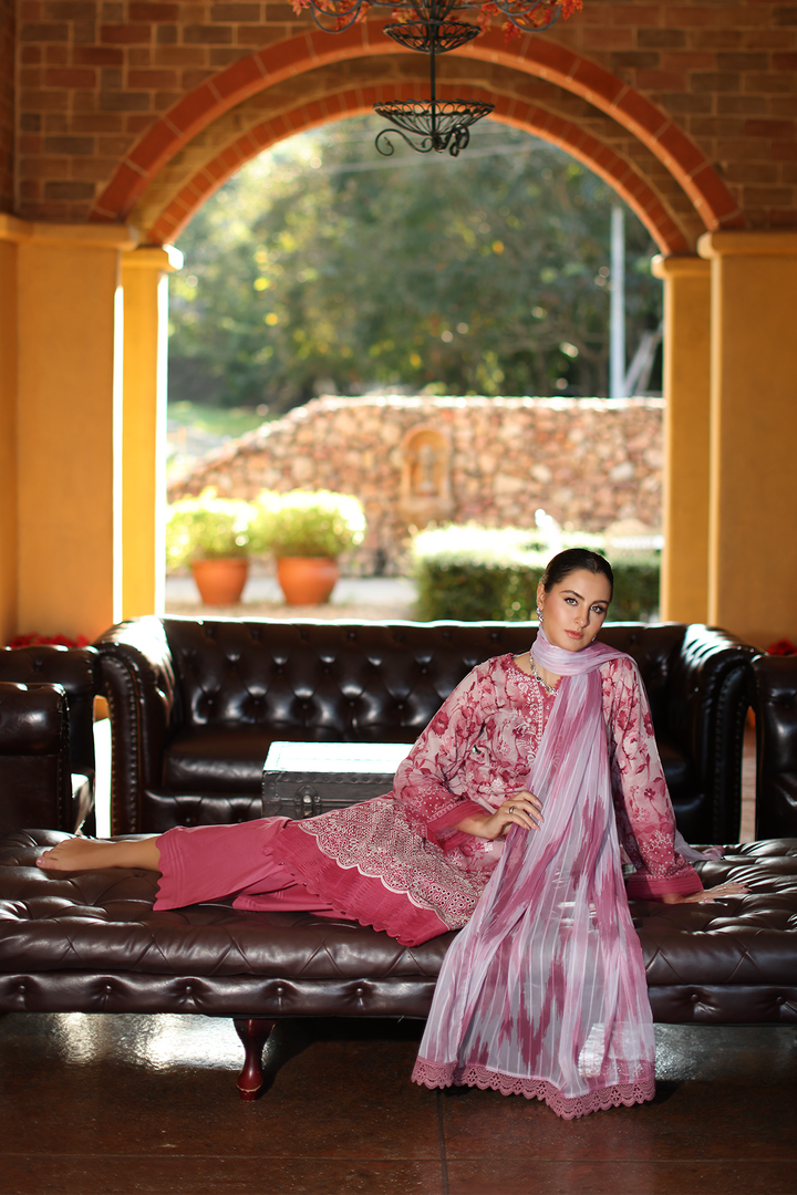 DA-13 Embroidered Lawn Suit