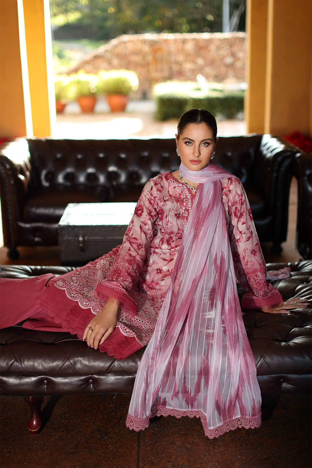 DA-13 Embroidered Lawn Suit