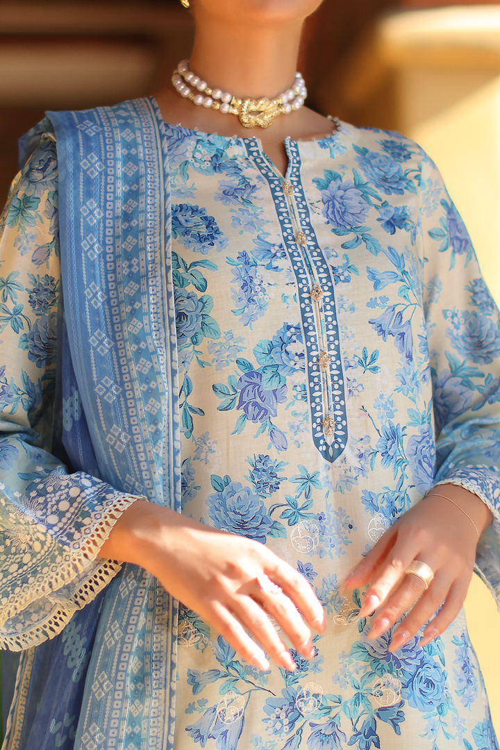 DA-12 Embroidered Lawn Suit