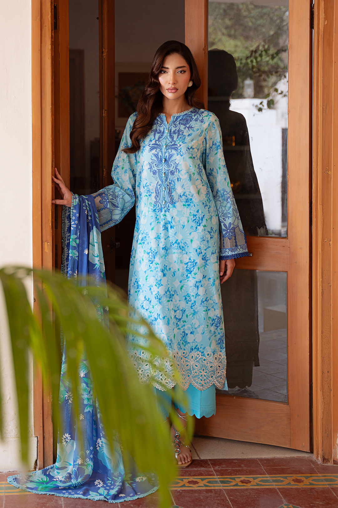 DA-35 Embroidered Lawn Suit