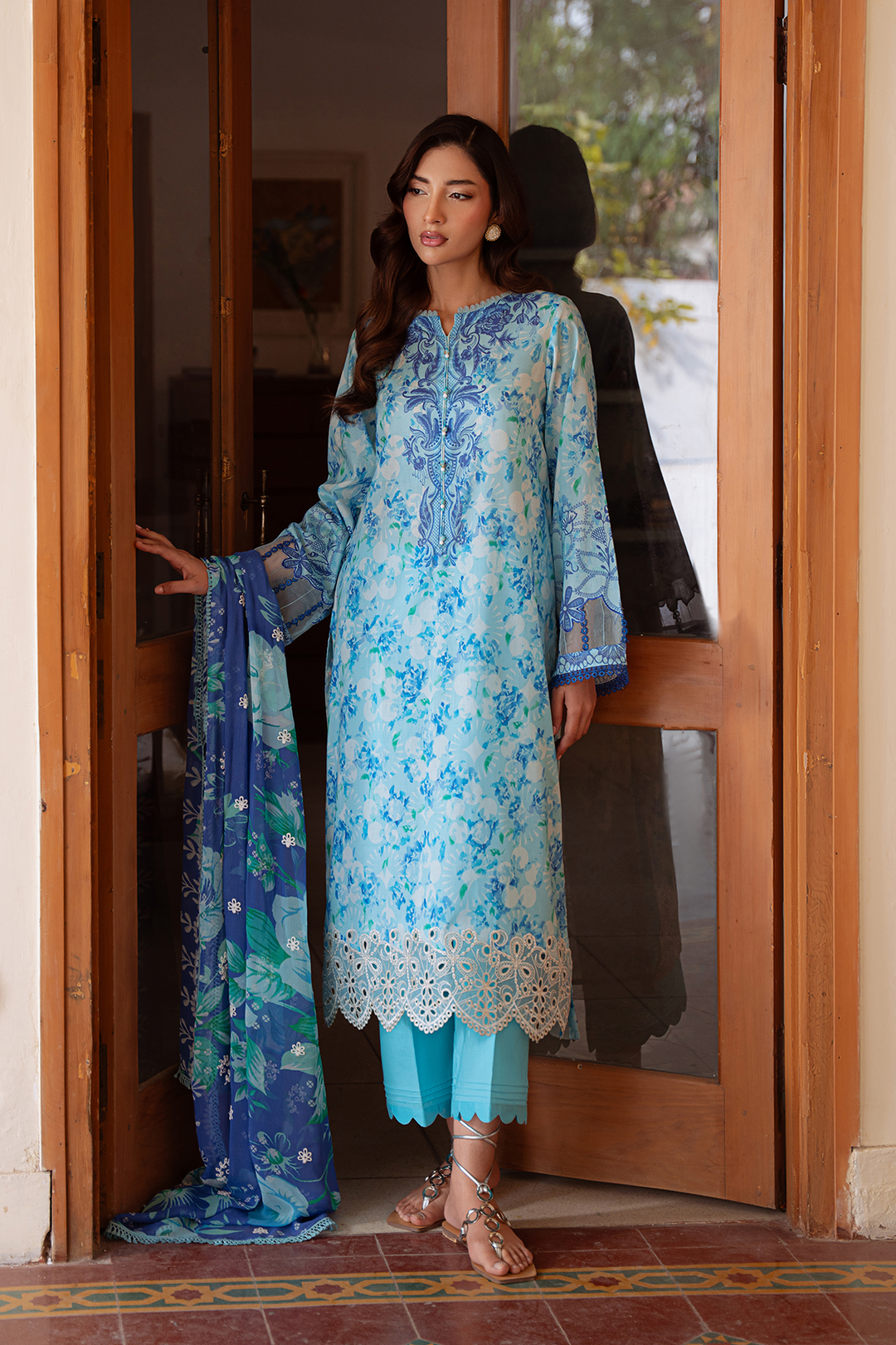 DA-35 Embroidered Lawn Suit