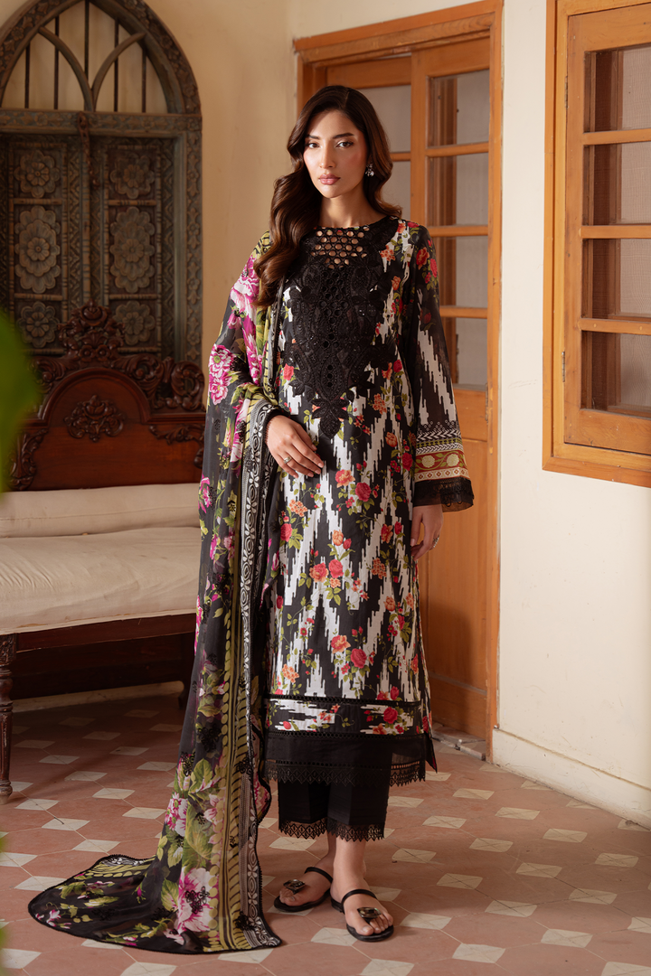 DA-33 Embroidered Lawn Suit