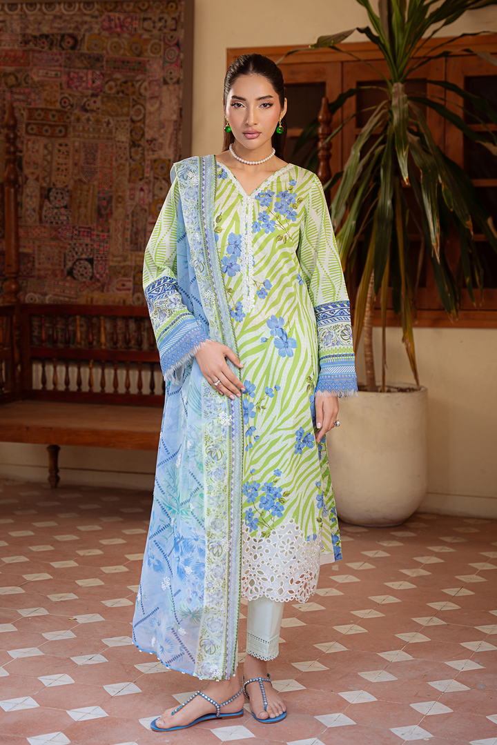 DA-34 Embroidered Lawn Suit