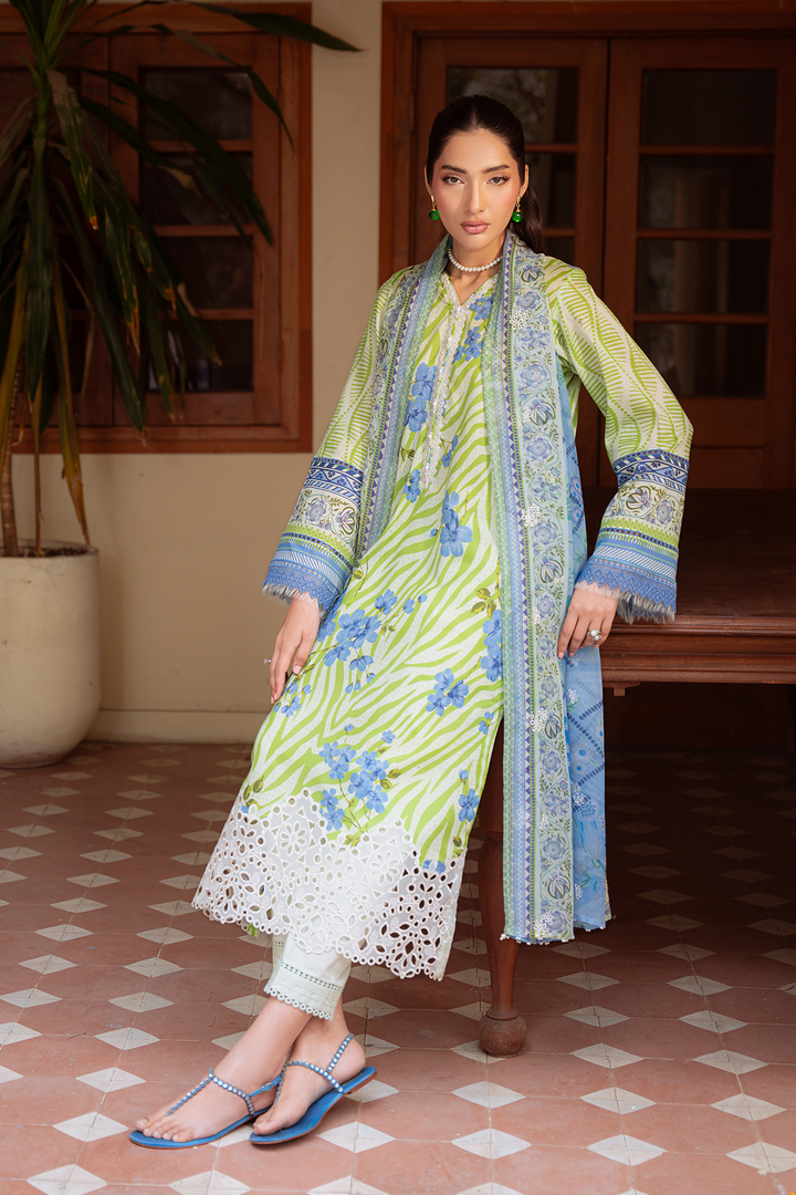 DA-34 Embroidered Lawn Suit