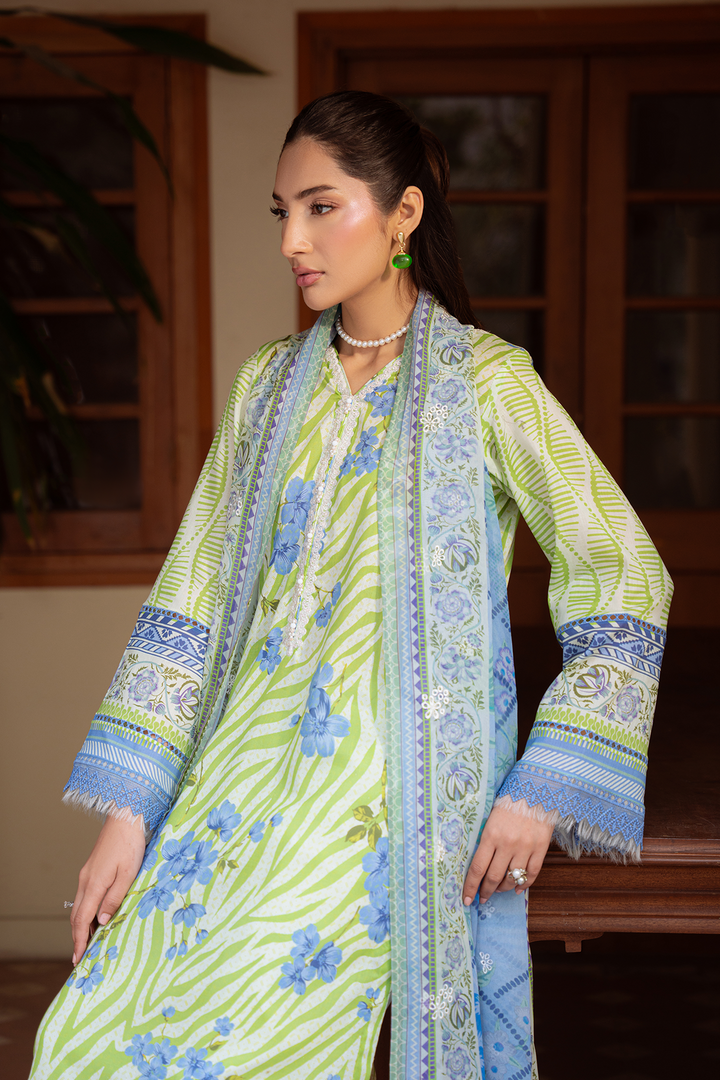 DA-34 Embroidered Lawn Suit