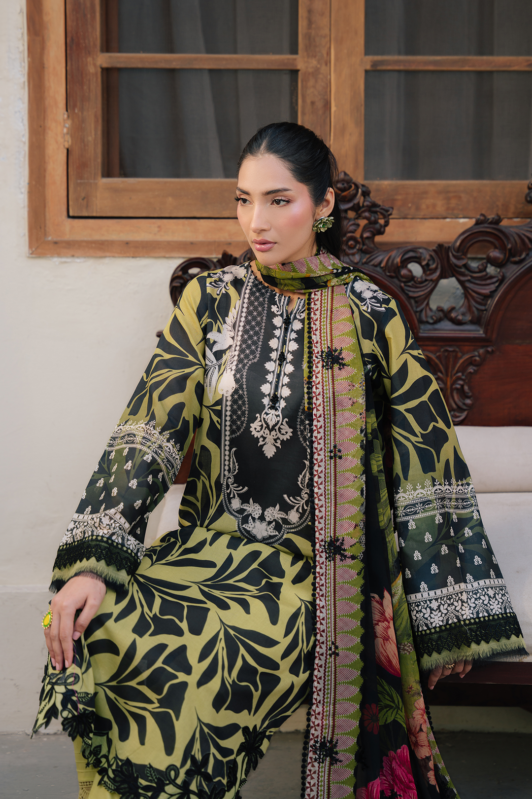 DA-36 Embroidered Lawn Suit