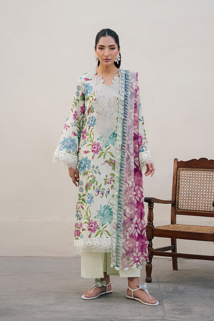 DA-38 Embroidered Lawn Suit