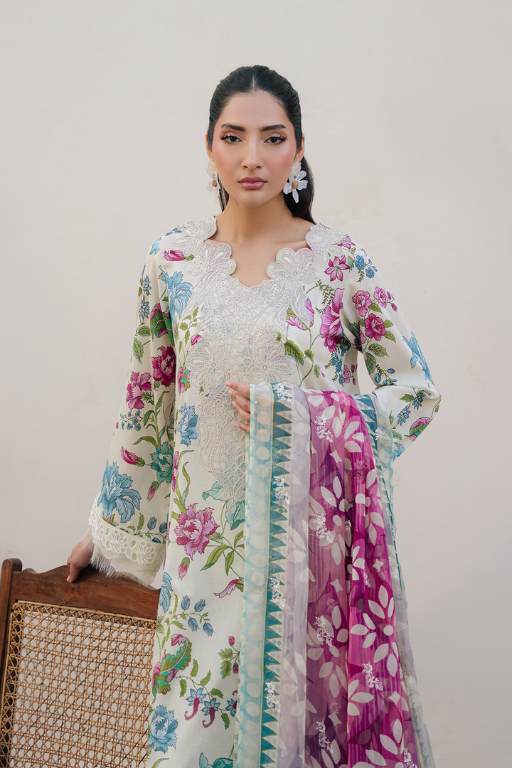 DA-38 Embroidered Lawn Suit