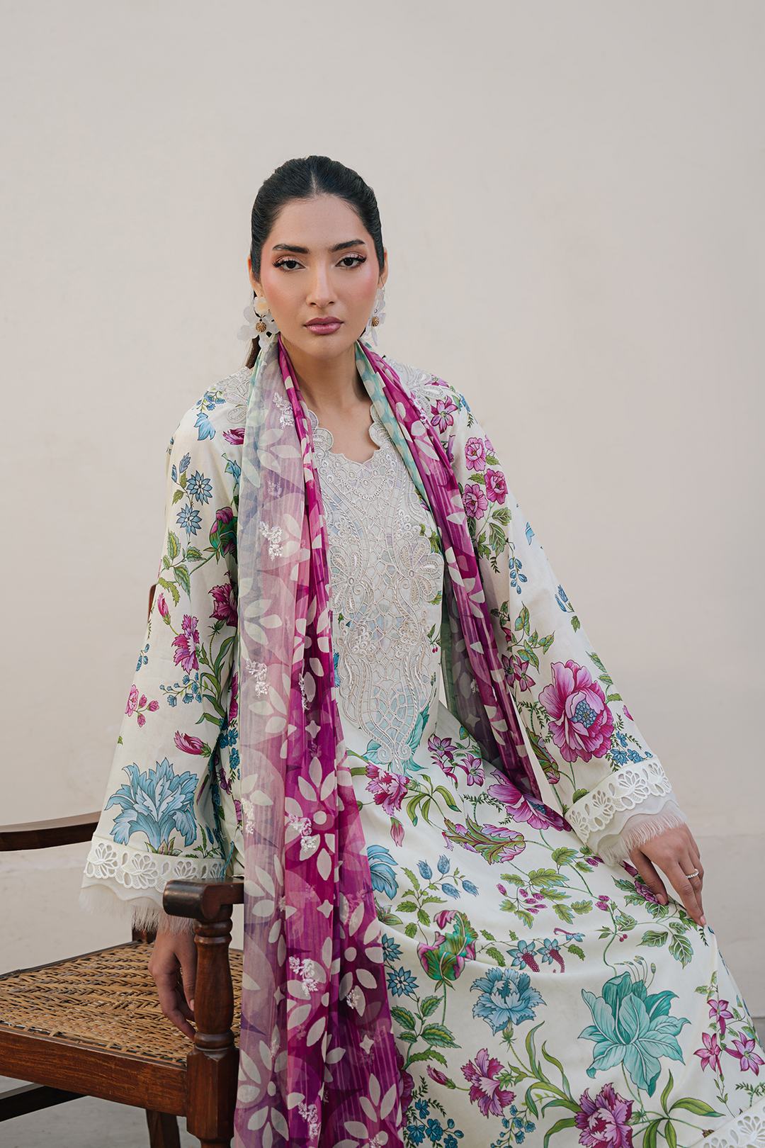DA-38 Embroidered Lawn Suit