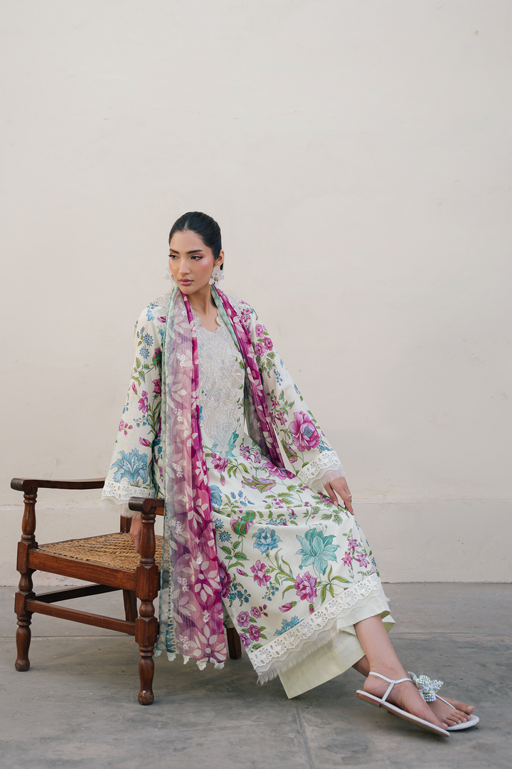 DA-38 Embroidered Lawn Suit