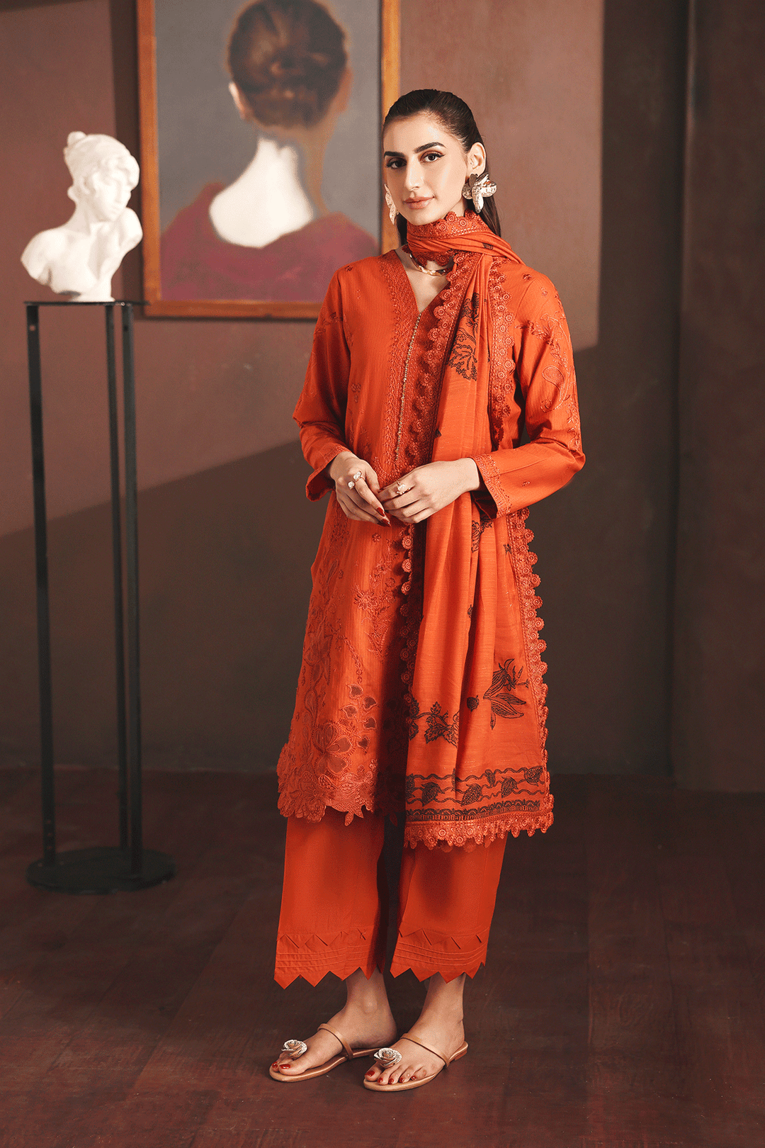 DL-04 Embroidered Lawn Suit