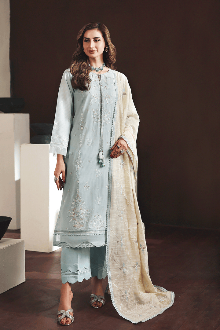 DL-01 Embroidered Lawn Suit